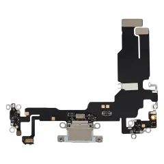 Charging Port Flex Cable Compatible For iPhone 15 (Aftermarket Plus) (Blue)