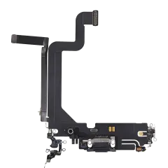 Charging Port Flex Cable Compatible For iPhone 14 Pro Max (Used OEM Pull) (Deep Purple)