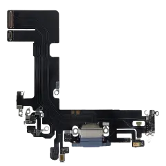 Charging Port Flex Cable Compatible For iPhone 13 (Aftermarket Plus) (Blue)