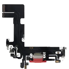 Charging Port Flex Cable Compatible For iPhone 13 (Aftermarket Plus) (Red)