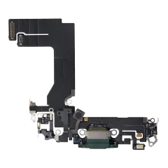 Charging Port Flex Cable Compatible For iPhone 13 Mini (Premium) (Green)