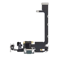 Charging Port Flex Cable With Board For iPhone 11 Pro Max (Used OEM Pull) (Midnight Green)