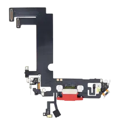 Charging Port Flex Cable Compatible For iPhone 12 Mini (Aftermarket Plus) (Red)