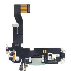 Charging Port Flex Cable Compatible For iPhone 12 / 12 Pro (Aftermarket Plus) (Green)