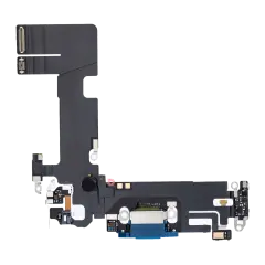 Charging Port Flex Cable Compatible For iPhone 13 (Premium) (Blue)