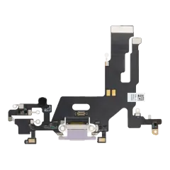 Charging Port Flex Cable Compatible For iPhone 11 (Aftermarket Plus) (Purple)