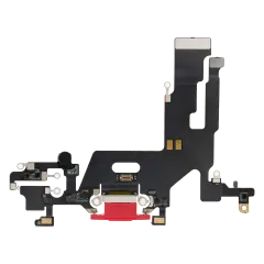 Charging Port Flex Cable Compatible For iPhone 11 (Aftermarket Plus) (Red)