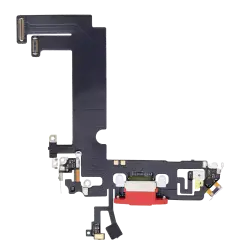 Charging Port Flex Cable Compatible For iPhone 12 Mini (Premium) (Red)