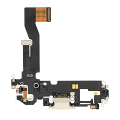 Charging Port Flex Cable Compatible For iPhone 12 / 12 Pro (Premium) (Gold)