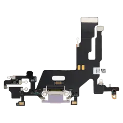 Charging Port Flex Cable Compatible For iPhone 11 (Premium) (Purple)