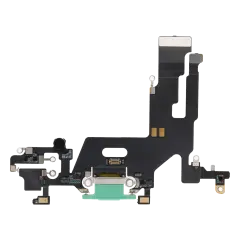 Charging Port Flex Cable Compatible For iPhone 11 (Premium) (Green)