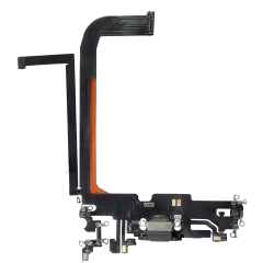 Charging Port Flex Cable For iPhone 13 Pro Max (Aftermarket Plus) (Graphite)