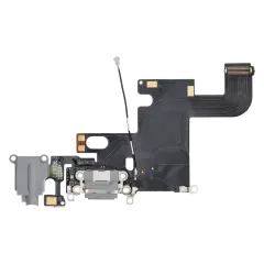 Charging Port Flex Cable Compatible For iPhone 6 (Premium) (Space Gray)
