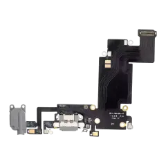 Charging Port Flex Cable Compatible For iPhone 6S Plus (Premium) (Space Gray)