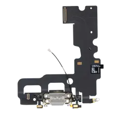 Charging Port Flex Cable Compatible For iPhone 7 (Premium) (Silver)
