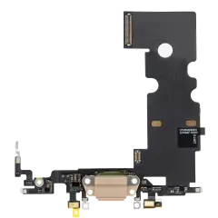 Charging Port Flex Cable Compatible For iPhone 8 (Premium) (Gold)