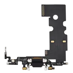 Charging Port Flex Cable Compatible For iPhone 8 (Premium) (Space Gray)