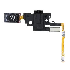 Headphone Jack With Volume Button Flex Compatible For Samsung Galaxy Alpha (G850A)