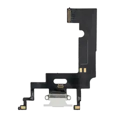 Charging Port Flex Cable Compatible For iPhone XR (Aftermarket) (White)