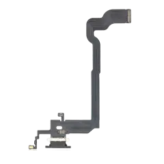 Charging Port Flex Cable Compatible For iPhone X (Aftermarket) (Space Gray)