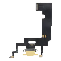 Charging Port Flex Cable Compatible For iPhone XR (Premium) (Yellow)