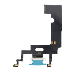 Charging Port Flex Cable Compatible For iPhone XR (Premium) (Blue)