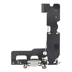 Charging Port Flex Cable Compatible For iPhone 7 Plus (Aftermarket) (Silver)