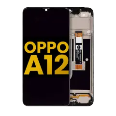 LCD Assembly With Frame For OPPO A12 (Refurbished) (All Colors)