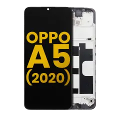 LCD Assembly With Frame Compatible For OPPO A5 (2020) (Refurbished) (All Colors)