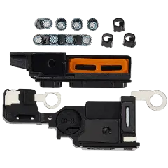 Loudspeaker / Mic Mesh Compatible For iPhone 16 Pro (Black) (10 Pack)