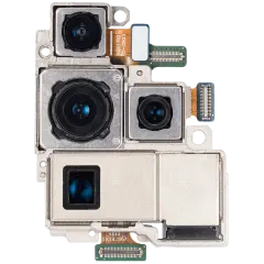 Back Camera Assembly (Wide & Telephoto & Ultrawide & Periscope & Telephoto) Compatible For Samsung Galaxy S21 Ultra 5G (Used OEM Pull: Grade B)