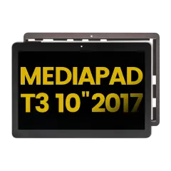 LCD Assembly Without Frame Compatible For Huawei MediaPad T3 10" 2017 (Refurbished) (Black)