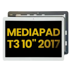 LCD Assembly Without Frame Compatible For Huawei MediaPad T3 10" 2017 (Refurbished) (White)