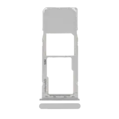 Single Sim Card Tray Compatible For Samsung Galaxy A20 (A205 / 2019) / A30 (A305 / 2019) / A50 (A505 / 2019) (Silver)