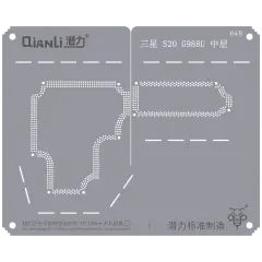 Bumblebee Stencil (QS648) For Samsung S20 G988U Middle Frame (Qianli)
