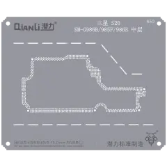 Bumblebee Stencil (QS650) For Samsung S20 SM-G986B/G985F/986B Middle Frame (Qianli)