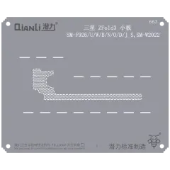Bumblebee Stencil (QS663) For Samsung Z Fold 3 (SM-F926/U/W/B/N/O/D/J_S,SM-W2022) Board (Qianli)