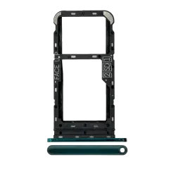 Dual Sim Card Tray Compatible For Motorola One Fusion (XT2073 / 2020) (Emerald Green)
