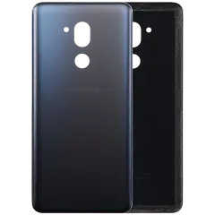 Back Cover Glass With Adhesive Pre-Installed Compatible For LG G7 One (New Aurora Black)