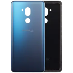 Back Cover Glass With Adhesive Pre-Installed Compatible For LG G7 One (New Moroccan Blue)