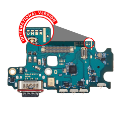 Charging Port Board With Sim Card Reader Compatible For Samsung Galaxy S25 5G (S931R) (International Version) (Premium)
