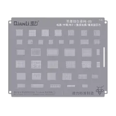 Bumblebee Stencil (QS536) Apple CPU 05-Power Supply / MF / Wifi / Integrated inductor  / Millimeter Wave IC (Qianli)