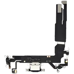 Charging Port Flex Cable Compatible For iPhone 16 (Aftermarket Plus) (Black)