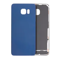 Back Cover Glass For Samsung Galaxy S6 Edge (No Logo) (Aftermarket Plus) (Black Sapphire)