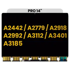 LCD Panel Only Compatible For MacBook Pro 14" (A2442 / A2779 / A2918 / A2992 / A3112 / A3401 / A3185) (Compatible With All Years) (Premium)