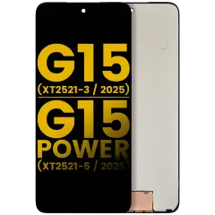 LCD Assembly Without Frame For Motorola Moto G15 (XT2521-3 /2025) / G15 Power (XT2521-5 /2025) (Refurbished) (All Colors)