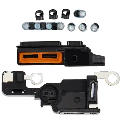 Loudspeaker / Mic Mesh Compatible For iPhone 16 Pro (Gray) (10 Pack)