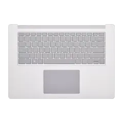 Top Case With Keyboard Compatible For Microsoft Surface Laptop 3 15" (1872 / 1873) (Silver)