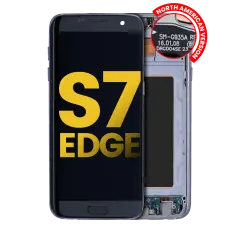 OLED Assembly With Frame For Samsung Galaxy S7 Edge G935A (North American Version) (Refurbished) (Black Onyx)