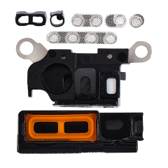 Loudspeaker / Mic Mesh Compatible For iPhone 15 Pro (White Titanium) (10 Pack)